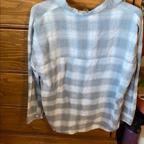 Old Navy plaid long sleeve - Picture 2 of 3